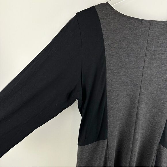 Avivit Yizhar‎ Longsleeve Gray/Black Dress with  Button Gathered Pockets Detail - Picture 10 of 11